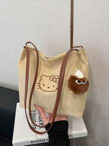SANRIO 时尚休闲手提包、多功能托特包、大容量学生单肩包、腋下包、必备户外多功能包、单肩包 - 查看 12
