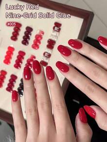 9 Colors High Saturation Semi-Solid Nail Gel, Salon Use - Multicolor - View 7