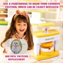 48件透明亚克力徽章材料套装，含切割工具，DIY个性化徽章 - 简易DIY徽章套装，耐用多功能徽章，适用于动漫迷、情侣、学生、包包、礼品、节日、角色扮演、工艺品和派对用品 - A - 查看 8