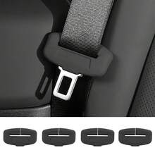 2/4件装通用安全带扣保护套 汽车安全带扣保护套 柔软硅胶防撞套，汽车配件 - A - 查看 1