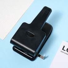 Máy đục lỗ 2 lỗ chuyên dụng 70 tờ, đục lỗ áp lực cao cho giấy dày, dụng cụ đóng gáy văn phòng phẩm, mạnh mẽ/dễ sử dụng/2 lỗ. - 70 trang / 2 tập - Xem 4