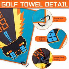 Club Cover For Driver Headcover Fairway Wood Headcover Hybrid Club Cover Embroidered Leather 88MPH Black Premium Protection - Golf Towel - View 2
