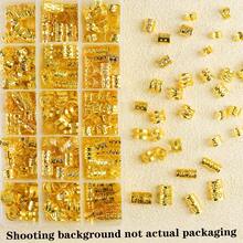 70 Pcs Alloy Hair Accessories, Suitable For Braids, Multiple Adjustable Metal Gold Braid Rings, Ear Cuffs Without Piercings, Braid Hair Accessories, Suitable For Women And Girls, Including Claw Clips, Hair Claws, Hairpins, Hair Clips, Etc.,Summer,Holiday,Travel, Head Accessories - Gold - View 2