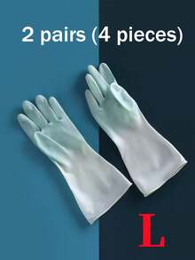 8pcs/4 Pairs High Quality Waterproof Anti-Slip Cleaning Gloves - Reusable Household Kitchen Dishwashing, Laundry And Cleaning Gloves, Non-Slip Comfortable For Kitchen, Bathroom Cleaning, Cleaning Supplies, Cleaning Tools And School Supplies - Green - View 13