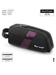 WEST BIKING Bicycle Top Tube Bag Quick Hook And Loop Installation Unisex Cycling Gear Suitable For Road Bikes And Mountain Bikes - Multicolor - View 14