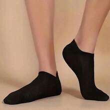 1/15 Đôi tất dệt kim lót mềm mại, thoải mái, thấm hút mồ hôi, kháng khuẩn, unisex - Quà tặng Ngày của Mẹ, phù hợp cho cả nam và nữ, thấm hút mồ hôi, kháng khuẩn, khử mùi, co giãn, mềm mại, thiết kế màu trơn thời trang, phù hợp cho các hoạt động thường ngày và tập yoga vào mùa xuân, hè, thu và đông. - Nhiều màu - Xem 8