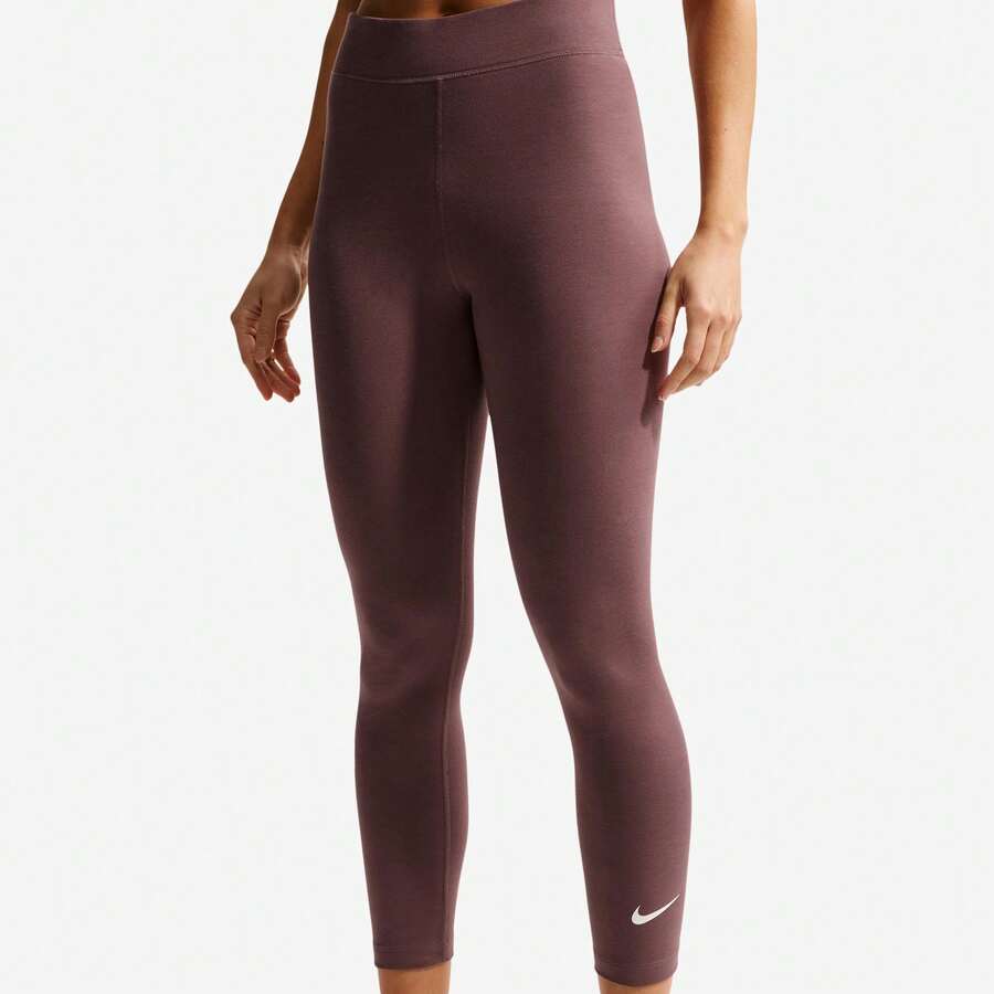 Nike Classic 7/8 Tights Women's Tattoo/Sail DV7789-502 - Burgundy - View 1