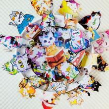New Version Cute Colorful Cat Transparent PET Stickers (56 Pieces) - DIY Versatile Cat Decorative Stickers For Journal Embellishment & Laptops - 56PCS - View 2
