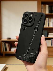 Painted Graffiti Fine-Hole Straight-Edge Painted Anti-Drop Phone Case, Compatible With 14, 14 Pro, 14 Pro Max, 13, 13 Pro, 13 Pro Max, 11, 11 Pro Max, 12, 12 Pro, 12 Pro Max, XS, 15, 15 Pro, 15 Pro Max, 16, 16 Pro, 16 Pro Max, 17, 17Pro, 17 Pro Max, And Galaxy/A54/A14/A12/A13/A15/A32/A33/A24/A52S/S20/S21/S22/S23/S24/S23Plus/S24Ultra/S25/A15/A33/A23/S26 /S26PLUS /S26ULTRA/ A17/A16/A56 - Multicolor - View 4