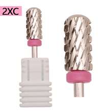 Easy Nail 1pc Silver Tungsten Steel Barrel Nail Drill Bit - 4XC Extra Coarse Type, Suitable For Removing Hard Gel Nail Polish, Bi-Directional For Left & Right Hand, Professional Nail Tool - Multicolor - View 7