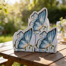 50 Blue Butterfly Candy Cups, 180g Durable Paper - 查看 10