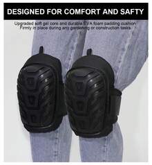 Work Knee Pads For Men Construction, Gardening Knee Pads For Work Kneepads For Construction, Rodilleras De Trabajo Rodilleras Para Dolor De Rodillas - BLACK - View 7