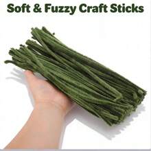 100pcs/300pcs Creative Felt Strips, Multi-Color Options, Dense & Thick, Won't Fall Off Easily. DIY Craft Material, Bouquet Making Accessory, Fluffy & Soft. Suitable For Creative DIY Projects And Home Decor. Versatile Use, Can Be Crafted Into Various Shapes, Great For Gift Making. Soft & Fluffy - Multicolor - View 3