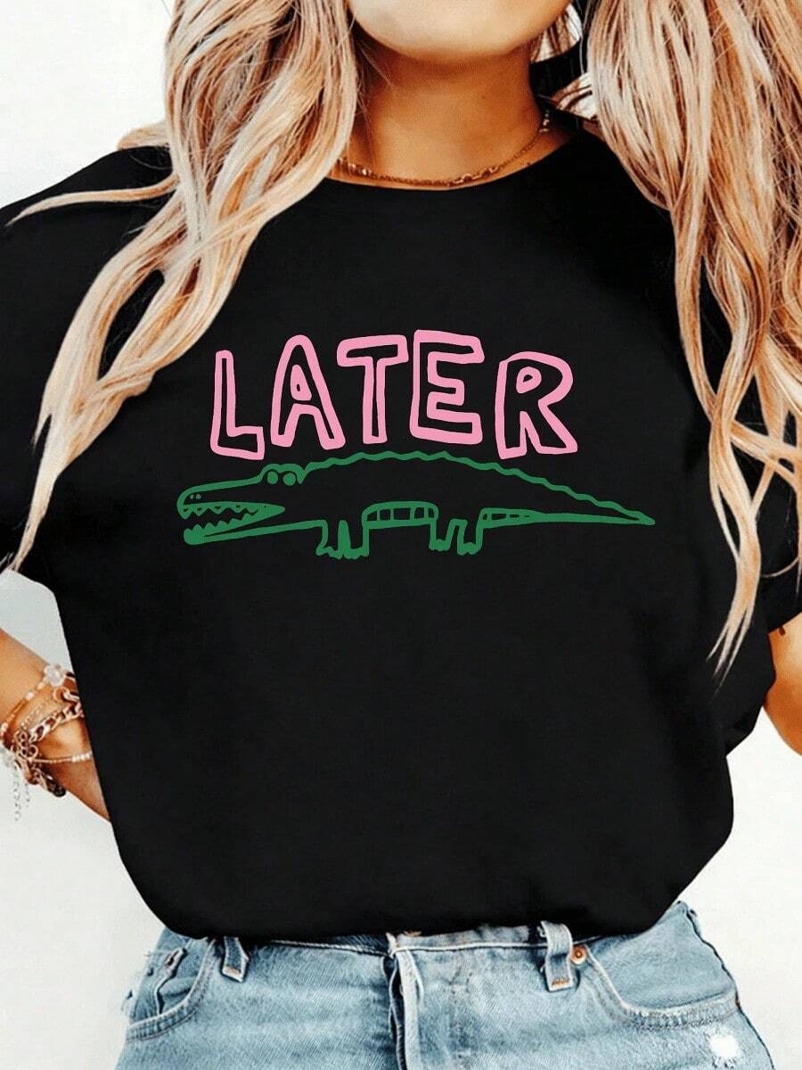Women T-Shirts - Black - View 1