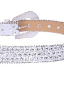 镶钻腰带，男女皆宜的街头时尚设计，适合搭配牛仔裤、连衣裙、格子衫、PU皮衣，四季皆宜。 - A - 查看 5