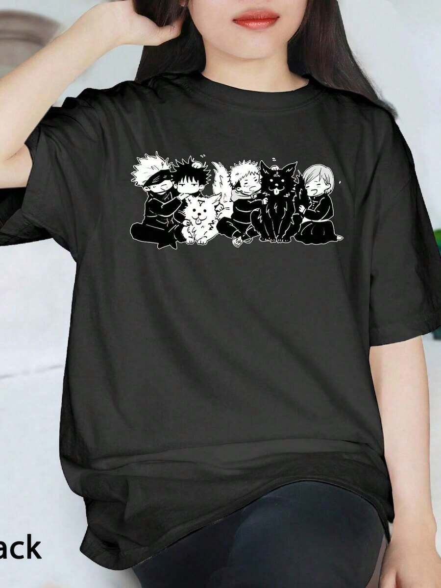 Women T-Shirts - màu đen - Xem 1