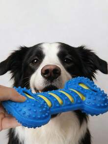 Đồ chơi cho thú cưng: 1 món, đồ chơi gặm cho chó có tiếng kêu, đồ chơi gặm hình xương bằng cao su bền, đồ chơi xếp hình tương tác với các chấm nổi và thiết kế rỗng, đồ chơi gặm dễ vệ sinh có tiếng kêu. - Nhiều màu - Xem 6