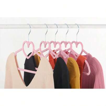 10 perchas de plástico con diseño de lazo color rosa, antideslizantes, para camisas, vestidos, abrigos, organización del armario, accesorios para el hogar, ahorro de espacio, perchas ligeras y duraderas para mujeres y niñas, para dormitorio, baño, lavandería, exhibición de ropa, soluciones de organización con estilo