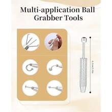 Bộ dụng cụ xỏ khuyên 7 món 14G 16G 18G 20G không ren, có ren trong và ngoài, dùng cho tai, mũi, môi, rốn, núm vú, lông mày, lưỡi. - Nhiều màu - Xem 10