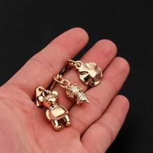 Cherry Butterfly Four-Leaf Clover Heart Bear And Mouse Keychain Women's Y2K Style Bag Charm Car Accessory Party Decoration - Multicolor - View 6
