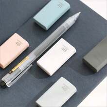 3/5/10支装纯色4B美术素描橡皮擦，颜色随机，软橡皮擦，适用于绘画和书写，返校文具用品 - A - 查看 7