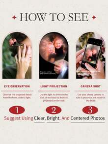 1 chiếc vòng cổ chiếu hình trái tim tùy chỉnh dành cho nữ, vòng cổ chiếu hình bằng thép không gỉ, quà tặng cho người thân yêu, vợ, mẹ, quà tặng ảnh kỷ niệm Ngày của Mẹ. - Dây chuyền chiếu hình trái tim - Xem 8