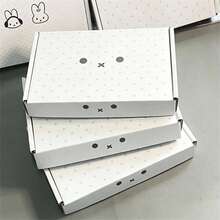 MIFFY 一套/5个米菲卡通兔子礼盒套装，采用各种可爱的兔子图案，装在瓦楞纸板邮箱中，时尚的运输包装盒，礼品包装，收纳盒，是送给米菲爱好者和青少年的理想礼物，充满可爱青春气息的礼品包装 - 彩色 - 查看 5