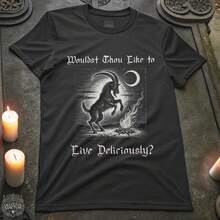 Etsy_2026-04-06_Black Phillip-Live Deliciously Black Unisex Shirt - màu đen - Xem 1