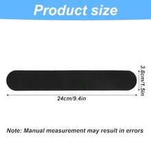 Hat Sweat Liners 24x3.8cm/9.4x1.5in Baseball Cap Liners Protector Band Absorbent Sweatband Protection Inserts Pads For Outdoor Accessories 50 Black 50 White - đen trắng - Xem 2