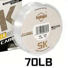 Dây câu SeaKnight 100M/50M phủ lớp Fluorocarbon, dây dẫn monofilament hai lớp phủ Fluorocarbon, dây dẫn 3-100LB - trắng - Xem 24