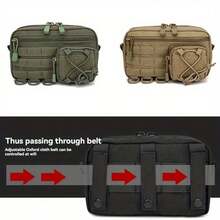 多功能战术便携包，多口袋实用包，工具收纳盒，EDC整理包，适用于户外徒步、旅行、露营、登山等活动 - 彩色 - 查看 11