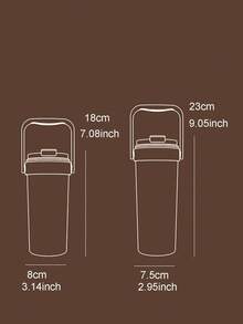 3-Piece Set: Stainless Steel Insulated Travel Mug With Handle, Corduroy Lunch Bag, And Sealed Lunch Box. Suitable For Commuting, School, Daily Use. High-Quality Reusable Drinkware & Kitchenware Set, Great Gift For Coworkers, Friends - MultiWarna - View 5