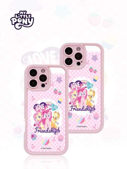 Hasbro MY LITTLE PONY Ốp điện thoại nữ màu hồng mới chính hãng, tương thích với các dòng Android: Galaxy S25 Ultra, Galaxy S24 Plus và các dòng Apple: 11 Series, 12 Series, 13 Series, 14 Series, 15 Series, 15 Pro Max, 16 Pro, 16 Pro Max. Chống trầy xước, chống trượt, chống rơi vỡ.