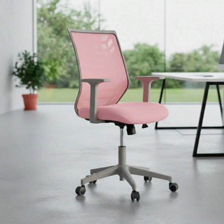Home Office Chairs - Pale Pink - View 1
