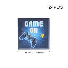 Bộ đồ dùng ăn uống dùng một lần chủ đề máy chơi game màu xanh dương, bao gồm đĩa giấy 7/9 inch, cốc giấy, khăn giấy, thích hợp cho tiệc sinh nhật, lễ hội, họp mặt, lễ kỷ niệm, đám cưới, lễ tốt nghiệp và các dịp tiệc tùng khác. - Nhiều màu - Xem 7