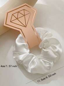 10 piezas Scrunchies de pelo de seda, accesorios para el cabello, regalo de propuesta de dama de honor, Scrunchies de seda blanca, lazos de seda para el cabello, adecuados para recuerdos de fiesta, accesorios para el cabello de boda, diseño no dañino, relleno de caja de regalo romántica, adecuado para fiesta de soltera, recuerdos de novia DIY, recuerdos de fiesta de graduación, suministros para fiestas de boda, fiesta de cumpleaños - Satén blanco lechoso - Ver 7