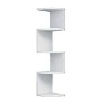 1pc Multi-Tier Corner Shelf, Floating Corner Shelf, Corner Rack, Wall Corner Storage Rack, Bedroom Wall-Mounted Bookshelf, Kitchen Triangular Corner Storage & Decor Organizer Rack, Easy To Assemble Multi-Layer Wall-Mounted Shelf, Suitable For Bedroom, Bathroom, Kitchen, Office, Living Room, Bookshelf - Multicolor - View 15