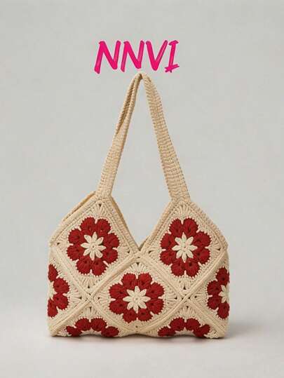 简约奢华编织手提包，女士款，时尚百搭，适合休闲外出和购物。