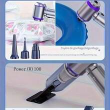 Multifunctional Wireless Car Vacuum Cleaner With Battery Level Display, Portable High Suction For Home, Office, Camping, Handheld Duster With Crevice Tool & Soft Hose, Mini Blower/Suction/Blow 18000pa - Vacuum Cleaner - View 10