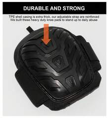 Work Knee Pads For Men Construction, Gardening Knee Pads For Work Kneepads For Construction, Rodilleras De Trabajo Rodilleras Para Dolor De Rodillas - BLACK - View 3