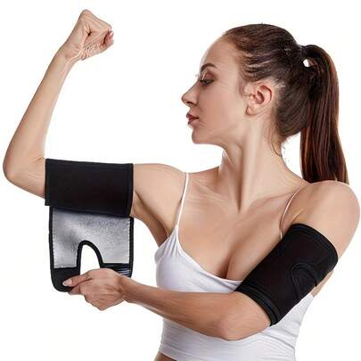 1 pieza Banda de fitness para el brazo unisex, forro de manga de brazo con revestimiento de plata, correa de entrenamiento para ejercicios, banda para el brazo para ejercicios, equipo de fitness, entrenamiento duradero y efectivo, adecuado para accesorios de gimnasio, equipo de protección deportiva, yoga, pilates, deportes de interior, equipo auxiliar de entrenamiento, deportes al aire libre, accesorios para correr, entrenamiento muscular, fitness en casa, regalo para hombres, regalo para mujeres, regalo deportivo