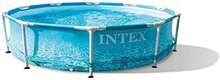 Intex Beachside Frame Pool 305 X 76 Cm With Pool Cover And Mat - Blue - View 4