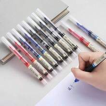 Bút mực lỏng 10/20, bút gel mực lỏng khô nhanh, dung tích lớn, bút ký mực khô nhanh, mực đen/xanh dương/đỏ 0.5mm, hoàn hảo cho trường học/văn phòng, quà tặng ngày lễ, quà sinh nhật, vật dụng cần thiết cho mùa tựu trường. - A - Xem 11