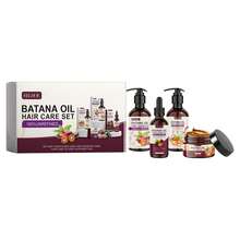 EELHOE Batana Oil Volumizing Hair Care Set Easily Creates Smooth Hair And Nourishes Scalp Hair - Complete 4-Piece Kit Includes Shampoo, Conditioner, Hair Mask & Scalp Oil, Deep Moisturizing & Smoothing Formula For All Hair Types, Ideal Gift For Christmas - Batana Oil Volumizing Hair Care Set - View 11