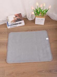 1pc Multi-Purpose Cooling Mat, Breathable & Washable Thin Pet Pad Suitable For Small/Medium/Large Cats & Dogs In Summer (Important Note: This Is A Thin Mat, Not A Thick Ice-Like Material) - Light Grey - View 6