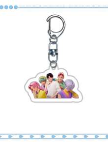 & Sajaboys Anime Acrylic Keychain Charm Double Sided Transparent Bag Pendant For Backpack Phone Car Keys - Multicolor - View 3