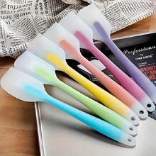 1/6pcs Silicone Spatula, Mini Silicone Scraper, Jam Scraper, Heat-Resistant Butter Scraper, Mixing Baking Tool, Kitchen Utensil, Apartment Essential (Length: 21cm/8.26in) - Multicolor - View 2
