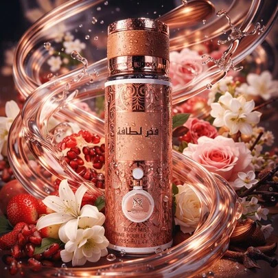 Pink Perfumed Mist For Women 250ml – Floral & Fruity – Hydrating – Elegant Freshness – Long Lasting