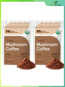 Fresh Look Same Trusted Quality|Micro Organic Instant 10 In 1 Mushroom Coffee Powder|28 OZ(794g) - 2pack - View 10