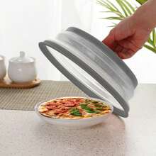 2-In-1 Foldable Microwave Splatter Cover And Vegetable Washing Filter: The Ultimate Space-Saving Kitchen Tool. Foldable Microwave Splash Guard, Dishwasher , Microwave Cover With Steam Vent, Made Of Silicone And Plastic Materials. - Multicolor - View 9